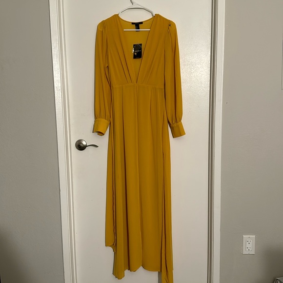 Forever 21 | Dresses | Mustard Yellow Maxi Dress | Poshmark